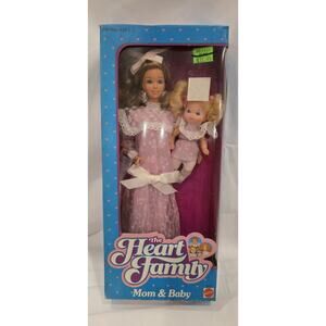 Mattel The Heart Family Mom & Baby Dolls #9078 Vintage 1984 New/Sealed